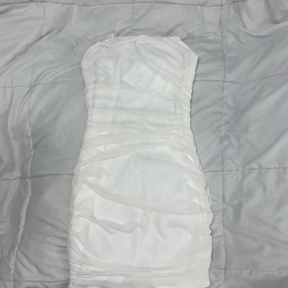 SOLD WHITE DRESS - Picture 2 of 3